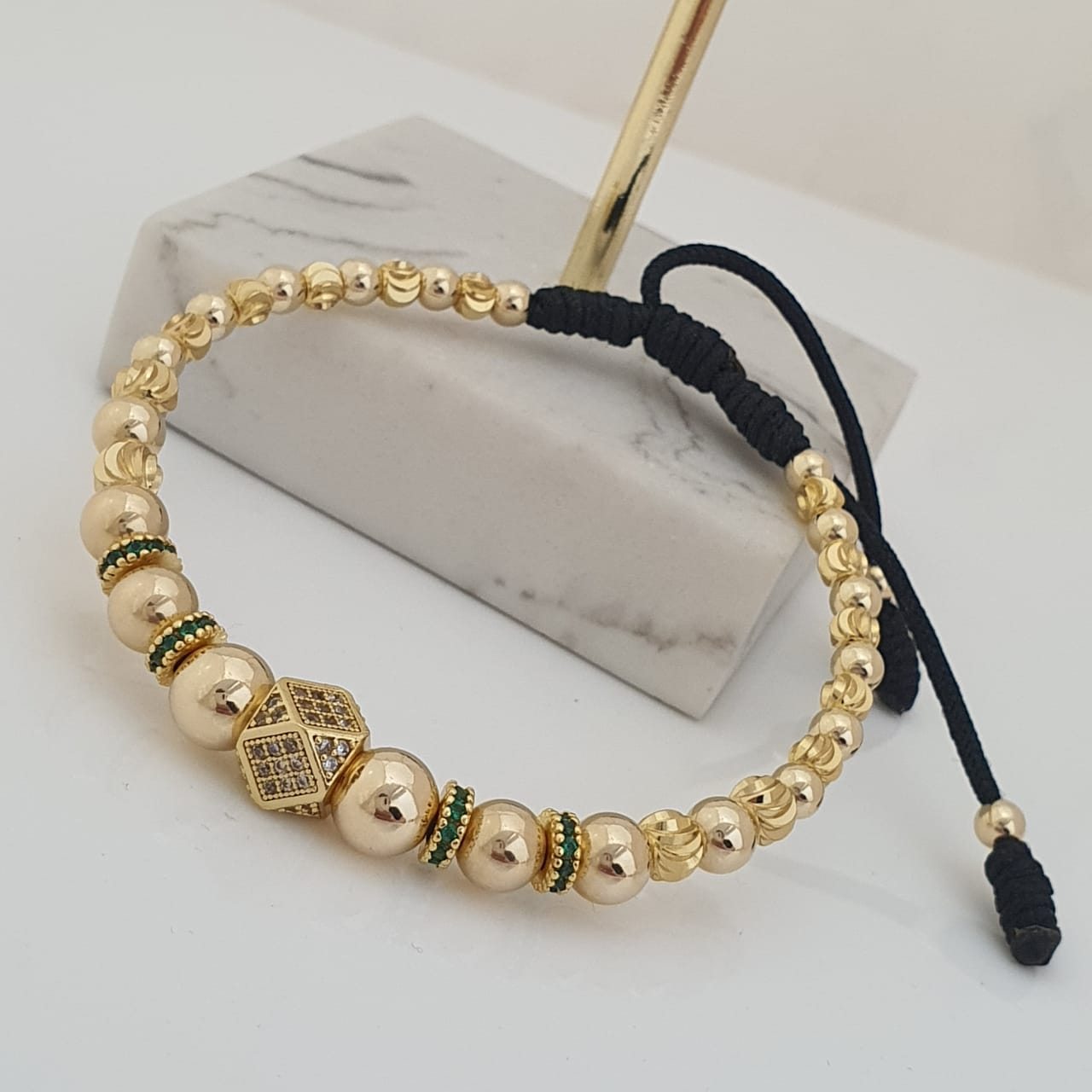 Pulsera Balin Oro 18 K Laminado