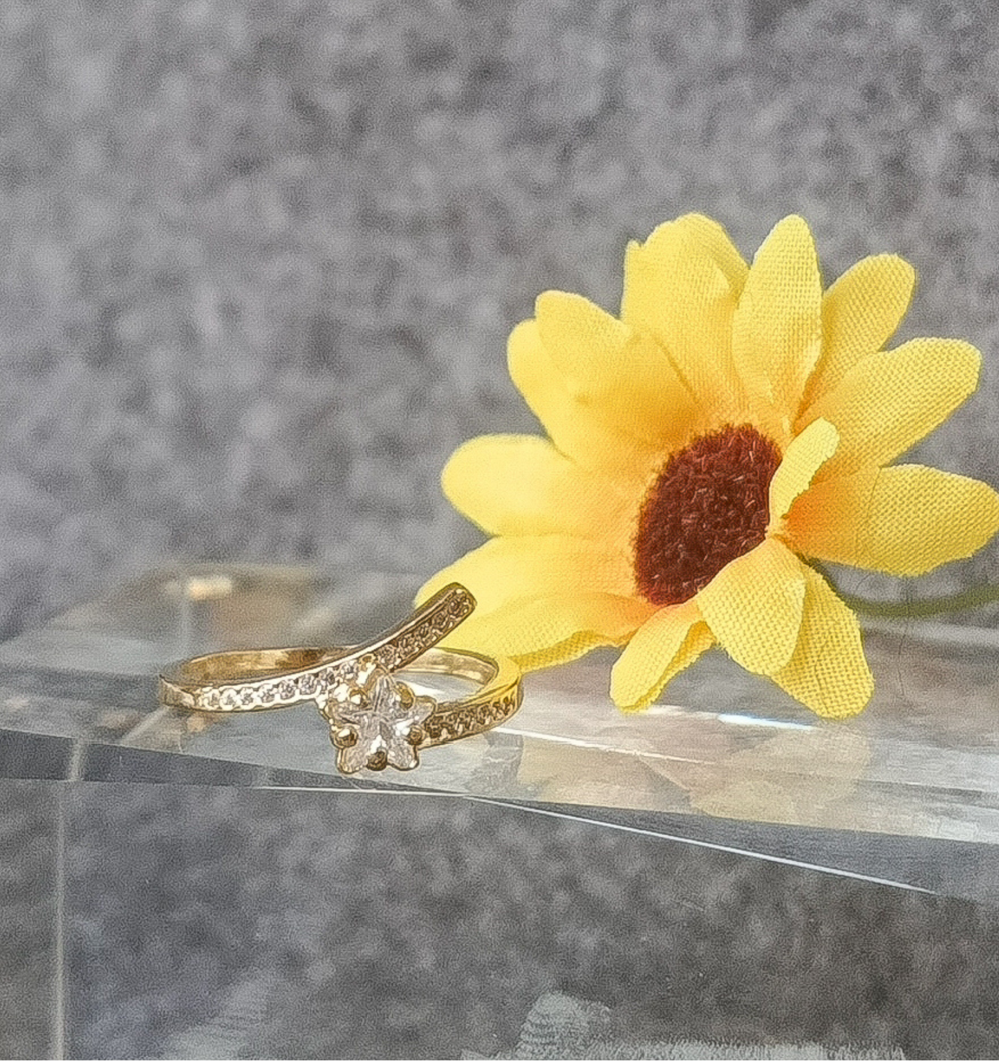 ANILLO CIRCON DE FLOR
