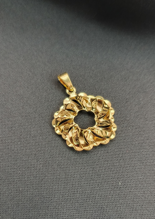 DIJE CORAZON FLORADO