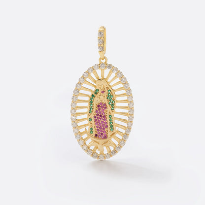 DIJE VIRGEN GUADALUPE SWAROVSKI GRANDE