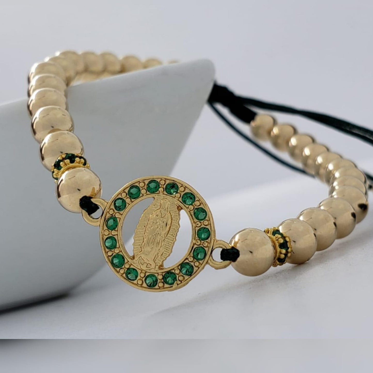 Pulsera Virgen de Guadalupe Balin 6mm