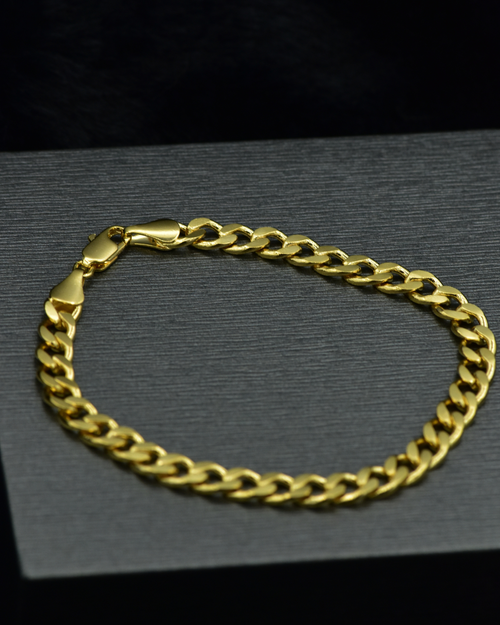 PULSERA CUBANA GRUESA - 6MM 20CM