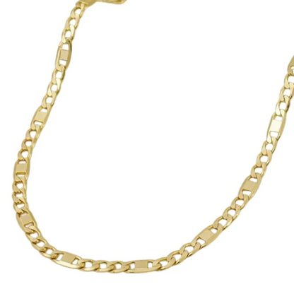 PULSERA ESCALERA CUBANA - 4MM 20CM