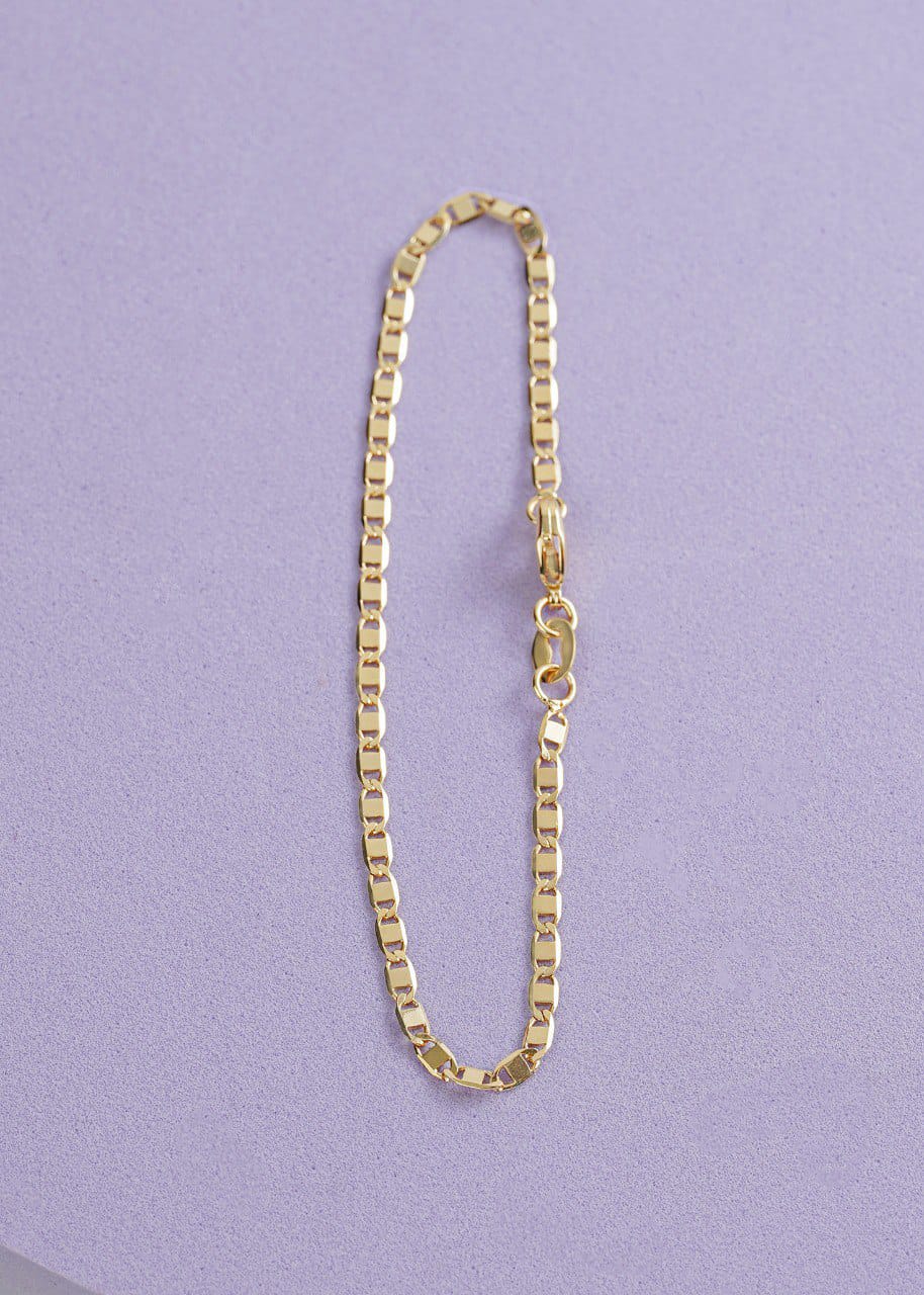 PULSERA ESCALERA PLANA - 2MM