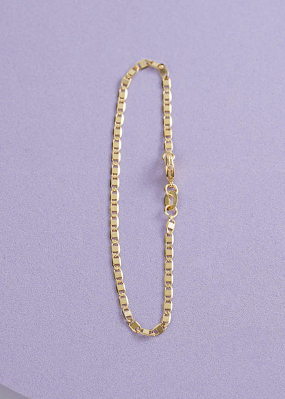 PULSERA ESCALERA PLANA - 2MM