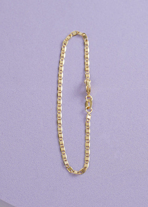PULSERA ESCALERA PLANA - 2MM