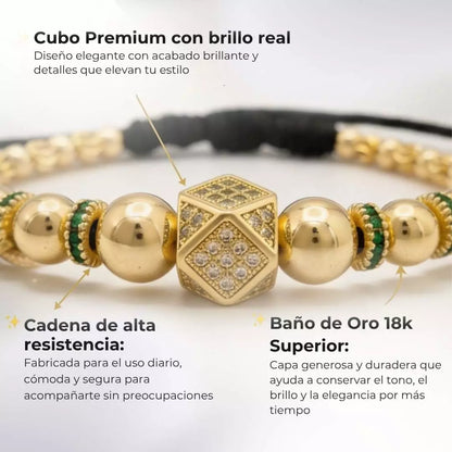 Pulsera Rombo Circonias Balin 6mm