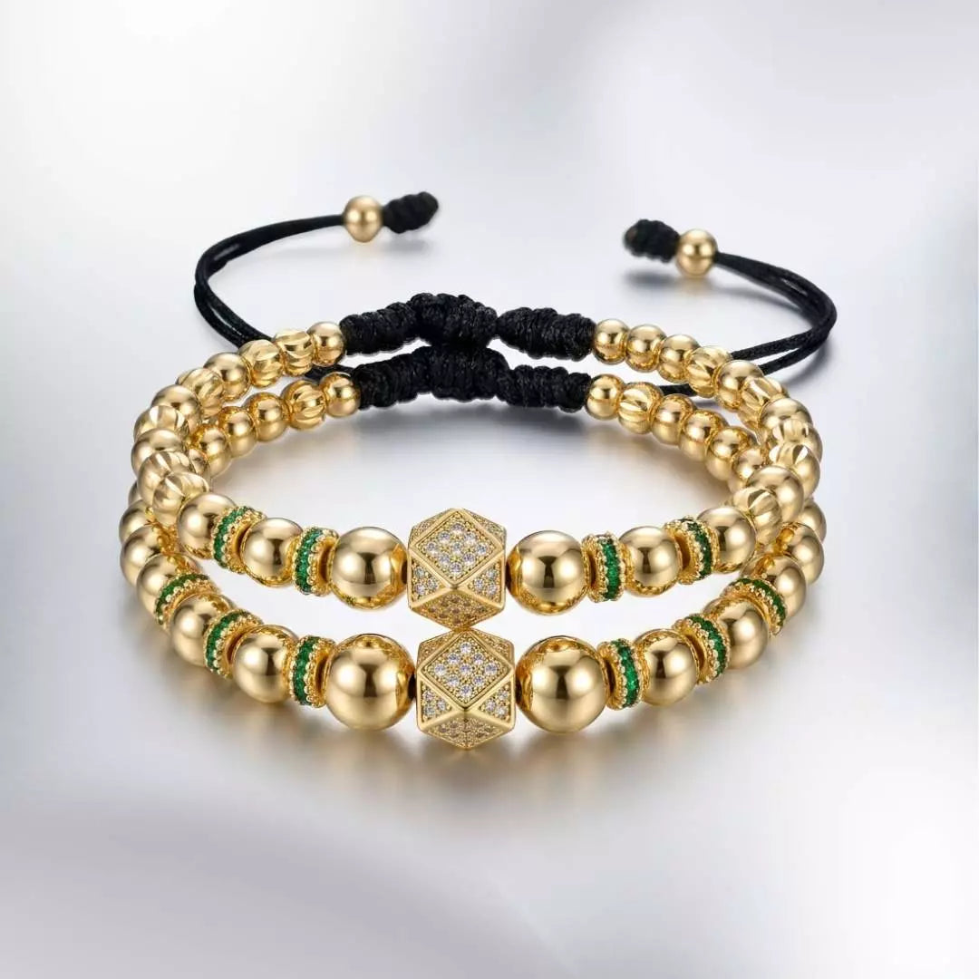 Pulsera Rombo Circonias Balin 6mm