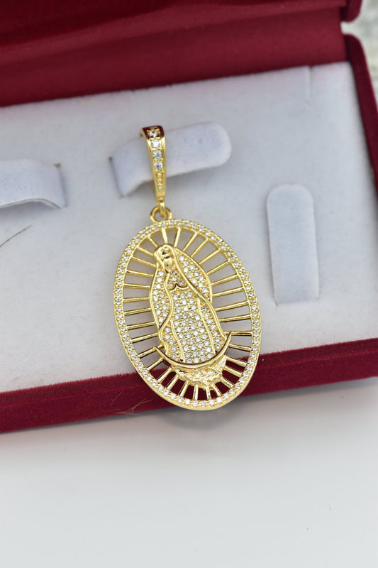 DIJE VIRGEN GUADALUPE SWAROVSKI GRANDE